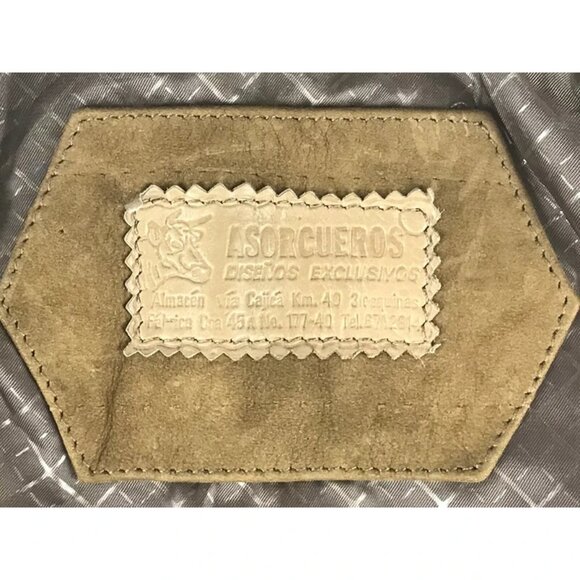 Asorcueros Mens Multicolor Collared Long Sleeve Pockets Full Zip Jacket Size M - Picture 7 of 10